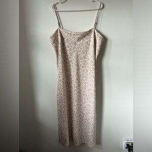 A New‎ Day Apron Cream  and Floral Slip Dress